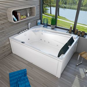 Whirlpool Pool Badewanne  Wanne W12H-A 135x180cm