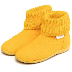 Gottstein Kinder Hüttenschuh Alpine Boot RU - Aus reiner Bio-Schafwolle für Jungen & Mädchen mit Gummisohle - Hausschuh  Tirol = 15372 Lux ,26
