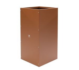 Herstera Garden Metall Pflanzkübel Cube Rost 50x50x100 cm