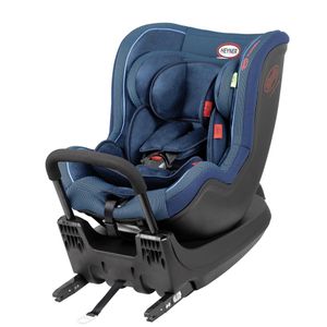HEYNER® Reboarder Kindersitz Auto 360° drehbarer Autokindersitz, Gruppe 0+ & 1 Geburt-18 kg, blau