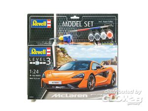 Revell Model Set McLaren 570S - Auto-Modellbausatz; 67051