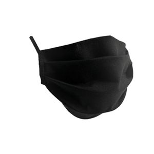 Wiederverwendbare Gesichtsschutzmaske aus Baumwolle Schwarz Anti-Staub-Gesichtsschutz