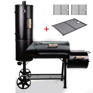 TAINO CHIEF 130kg Smoker inkl. 3er Set Roste BBQ Räucherofen Holzkohle Grill