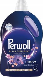 Perwoll Renew Dark Bloom Flüssigwaschmittel für Schwarz- und Dunkelwäsche, 3 L