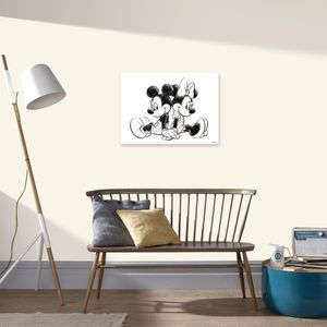 Disney Mickey und Minnie Leinwandbild 70x50 cm