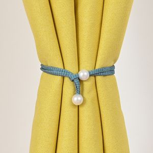 4x Vorhang Raffhalter Halter Perlenvorhangseil Holdbacks Vorhanghalter Gardinenhalter, Blau