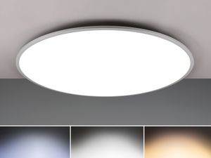 TRIO-Leuchten Deckenleuchte YUMA DH 100x5 cm grau Deckenlampe