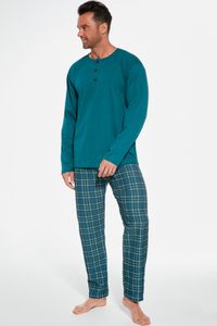 Pánské pyžamo Artur - bavlna Mořská zeleň M