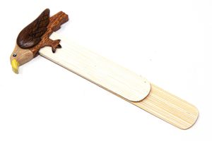 Holz-Lesezeichen - Steinadler - 12 cm