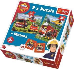 Trefl 2in1 Puzzle und Memo - Feuerwehrmann Sam