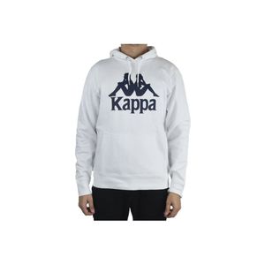 Kappa Unisex Hooded Sweatshirt white 705322 001, Bekleidungsgröße:XXL