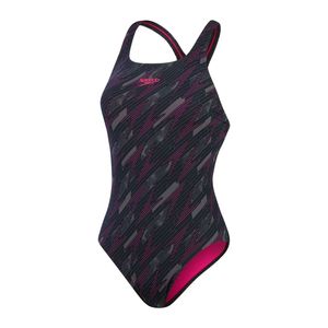 Speedo Hyperboom Badeanzug Damen, Farbe:Schwarz, Größe:40