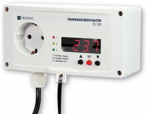 H-Tronic Temperaturregler-Steckdose TS125