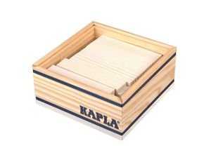 KAPLA-Holzplättchen 40er Box weiss Pinienholz Bausteine