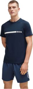 Boss 10249533 Slim Fit Kurzarm-t-shirt Blau S Mann Blau S