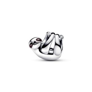 Pandora Charm Damen Hängendes Faultier Emaille Silber 793331C01