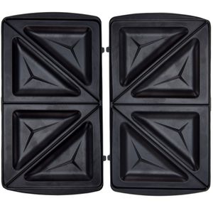 Syntrox Germany Wechselplatten für Multimaker Masto SM-1300W / MM-1400 – Antihaft, Langlebig (Sandwichmaker)