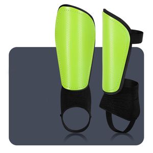 Schienbeinschoner Fußball Schienbein Guards Schienbein Pads für Fußball mit Knöchelschutz,Verstellbaren Riemen,Fußballausrüstung XL Grün