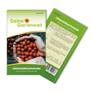 Johannisbeertomaten  Samen - Solanum pimpinellifolium - Johannisbeertomatensamen - Gemüsesamen - Saatgut für 8 Pflanzen