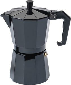 Karl Krüger 502S Italiano Espressokocher Mokkakocher 6 Tassen schwarz