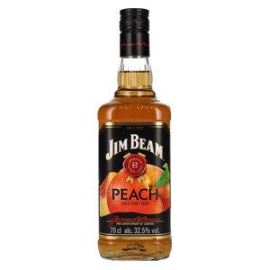 Jim Beam Pfirsichlikör mit Bourbon Whiskey, 0,7l, alc. 32,5 Vol.-%