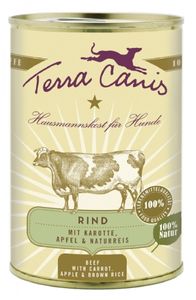 Terra Canis Classic Adult Rind mit Karotte Apfel & Naturreis 400 g