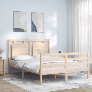 Maison Exclusive Rám postele s čMaison Exclusive 120 x 200 cm masivní dřevo