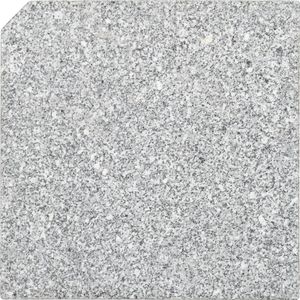 vidaXL Schirm-Gewichtsplatten 4 Stk. Quadratisch Grau Granit 100 kg