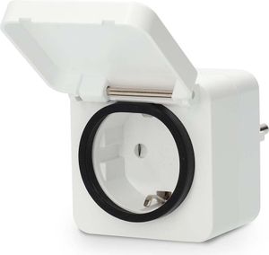 Nedis SmartLife Smart Stecker Zigbee 3.0 | IP44 | Leistungsmesser | 3680 W | Type F (CEE 7/7) | -10 - 40 °C | Android™ / IOS | Weiss | 1 Stück