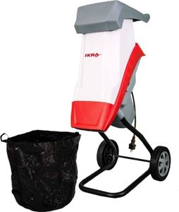 Ikra Imh 2500 Rozdrabniacz Elektryczny Zębatkowy Nożowy Rębak Do Gałęzi 2500W + Torba Premium Ewimax -