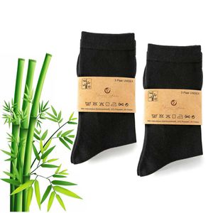 Vivi Idee® 6 Paar Premium Bambus Business Socken, schwarze Strümpfe Anzugsocken, Damen und Herren, anti Schweiß, atmungsaktive 39-42