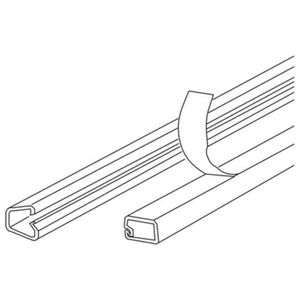 Mini Rohr cws 9,5x10mm - Draht 9,5x10mm RAL9001
