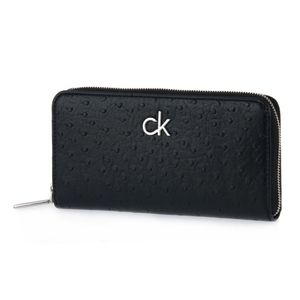Calvin Klein Re-Lock Slim Zip Around Wallet LG Black