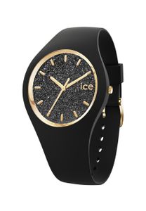 Ice-Watch ICE GLITTER Black Small Uhr Damenuhr Kautschuk schwarz