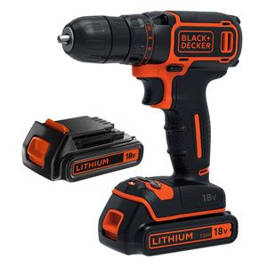 Black & Decker BDCDC18B Akkuschrauber Bohrschrauber 18V 1.5Ah 2x Akkus Black & Decker BDCDC18B Akkuschrauber Bohrschrauber 18V 1.5Ah 2x Akkus