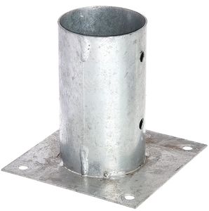 Aufschraubhülse 81 Pfostenhülse für runde Pfosten Ø 80 mm