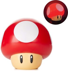 Paladone Products Super Mario Lampe mit Soundfunktion Power-Up Pilz 12 cm PP4017NN