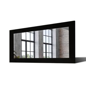 180x70 Velké zrcadlo v dubovém rámu na zeď LDR224 Oak Black Starší povrchová úprava