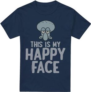 SpongeBob SquarePants - T-Shirt für Herren TV6816 (XL) (Marineblau)