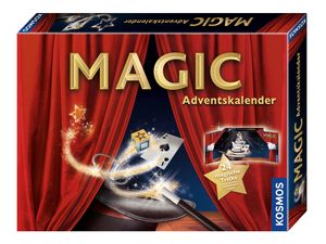 KOSMOS 698867 - MAGIC Zauber Adventskalender, Spannende Zaubertricks und Zauber-Utensilien für die Adventszeit, Spielzeug Adventskalender zum Zaubern für Mädchen und Jungen ab 8 Jahren