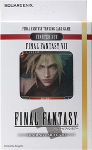 Final Fantasy VII Starter Set - Fire & Earth, 50 karet - karetní hra pro 2 hráče, od 13 let, včetně herní podložky a návodu k použití