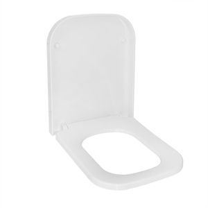 Toilettendeckel Toilettensitz Klodeckel WC Sitz Absenkautomatik Klobrille Weiß