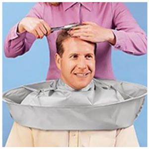 Faltbarer Friseurumhang Haarschneide Kap Haus Friseurumhang Regenschirm Salon für Erwachsene, 60*60cm