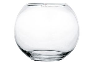 SANDRA RICH Kugel-Vase Globe Glas 20,5cm Ø25cm klar