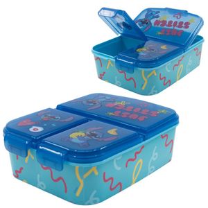 Stitch Kinder Premium Brotdose Lunchbox Frühstücks-Box Vesper-Dose mit 3 Fächern