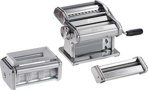 Marcato GS-PASTASET Atlas 150 Multipast Nudelmaschine mit 2 extra Aufsätzen (Ravioli, Spaghetti) Marcato GS-PASTASET Atlas 150 Multipast Nudelmaschine mit 2 extra Aufsätzen (Ravioli, Spaghetti)