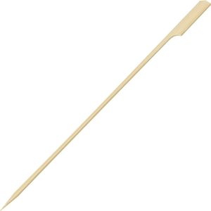 Fackelmann Fingerfood-Sticks 25 cm ASIA LINE, Holzspieße aus Bambus, robuste Naturholzspieße (Farbe: Braun), Menge: 50 Stück