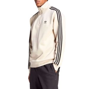Adidas 3-Stripes Half Zip Crew Pullover Herren
