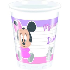 Disney - Party-Becher 8er-Pack - Kunststoff SG26939 (Einheitsgröße) (Weiß/Pink/Violett)