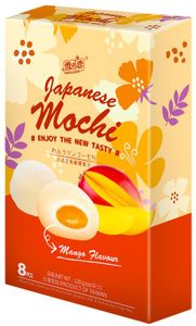 Yuki & Love Mochi mit Mango Geschmack 120g (8 Stück) | Reiskuchen Japanese Style